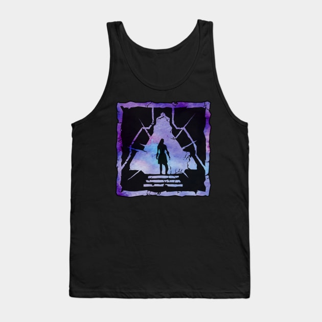 Horizon Zero Dawn Sacred Mountain Tank Top by katmargoli